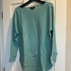 Charter Club Cashmere Mint Crew Neck Sweater